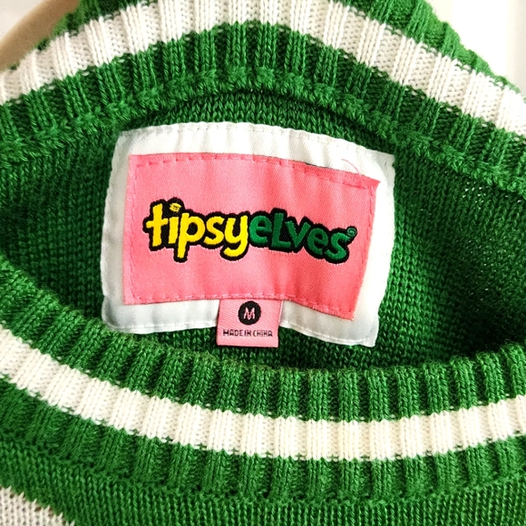 Tipsy Elves Medium Christmas Gingerbread Sweater - Picture 3 of 3